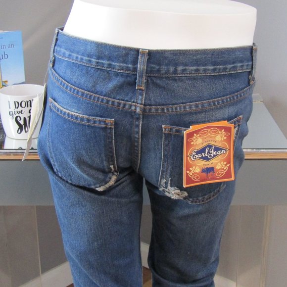 NWT Earl Jeans Atmosphere Ringspun Denim Flare 27 - Picture 4 of 7